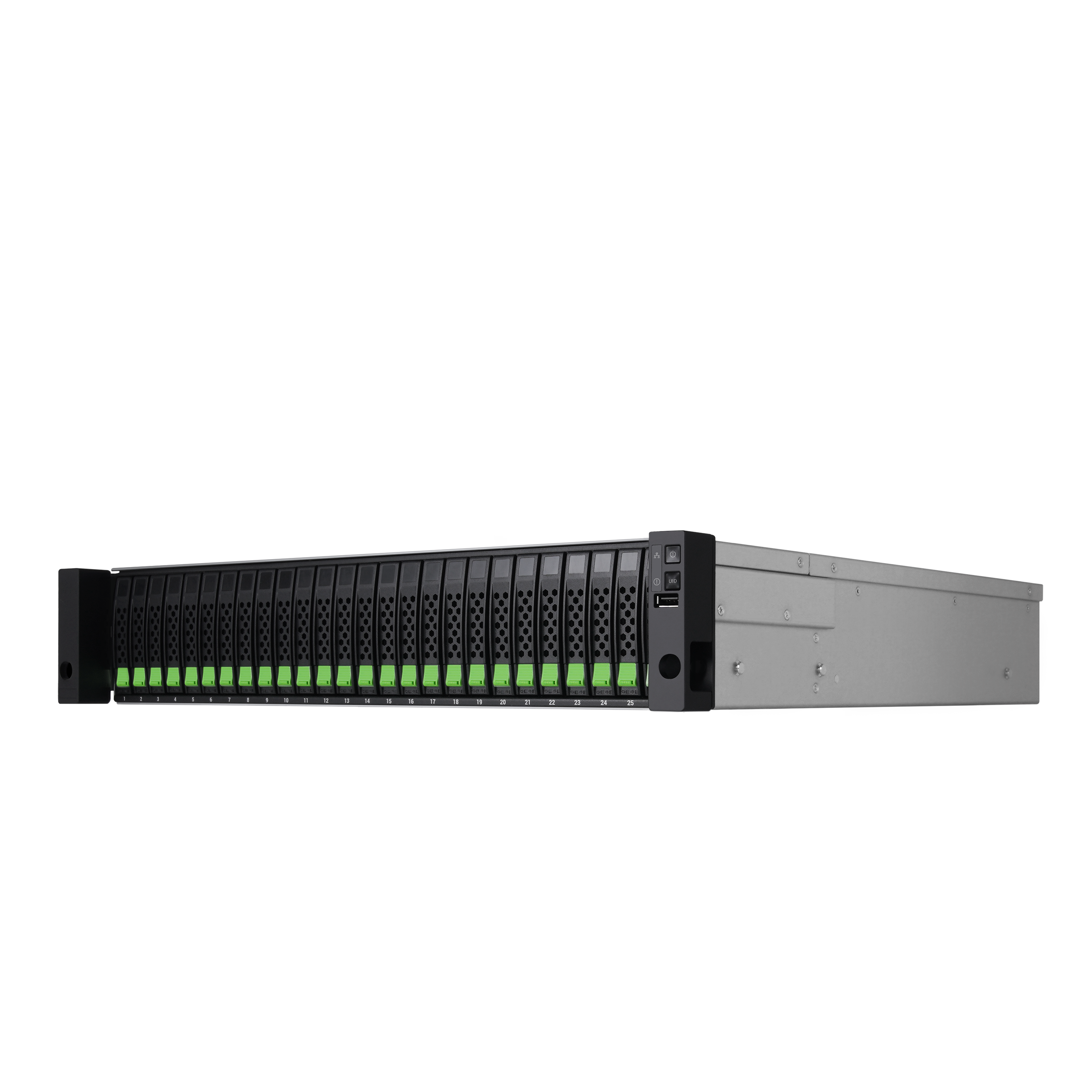 QSAN XCubeSAN XS5326S Single-Controller SAN System, 26 Bay 2,5", 12 Gb/s SAS, 2U