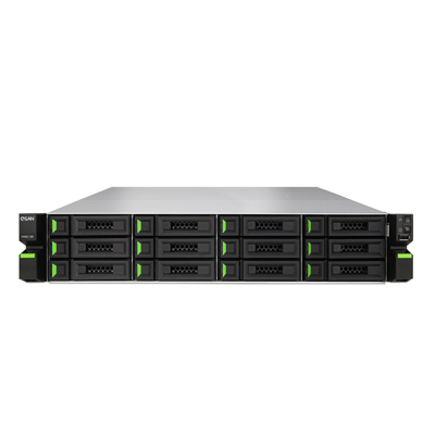 QSAN XCubeNAS XN8112R, NAS/iSCSI, 12x3,5" + 4x2,5" Bay SATA, 2U rackmount, Xeon QuadCore 2,0 GHz, 8 GB (max. 256), 4x 10GbE + 4x 2,5GbE LAN